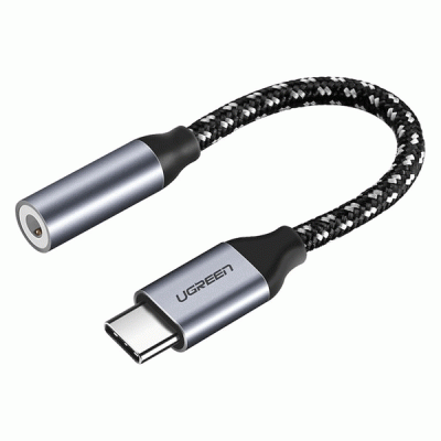 تبدیل USB C به جک 3.5 میلی متری TRRS یوگرین مدل UGREEN AV142 30632