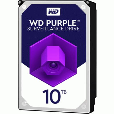 هارد دیسک اینترنال وسترن دیجیتال مدل WESTERN DIGITAL PURPLE WD101PURZ با ظرفیت 10 ترابایت