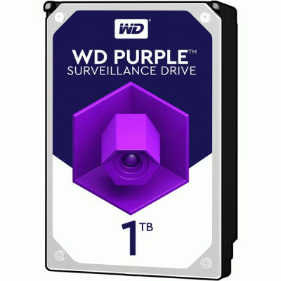 هارد دیسک اینترنال وسترن دیجیتال مدل WESTERN DIGITAL PURPLE WD10PURZ با ظرفیت 1 ترابایت