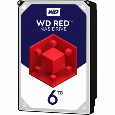 هارد دیسک اینترنال وسترن دیجیتال مدل WESTERN DIGITAL RED WD60EFRX با ظرفیت 6 ترابایت