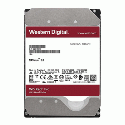 هارد دیسک اینترنال وسترن دیجیتال مدل WESTERN DIGITAL RED PRO با ظرفیت 12 ترابایت