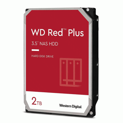 هارد دیسک اینترنال وسترن دیجیتال مدل WESTERN DIGITAL RED PLUS با ظرفیت 2 ترابایت
