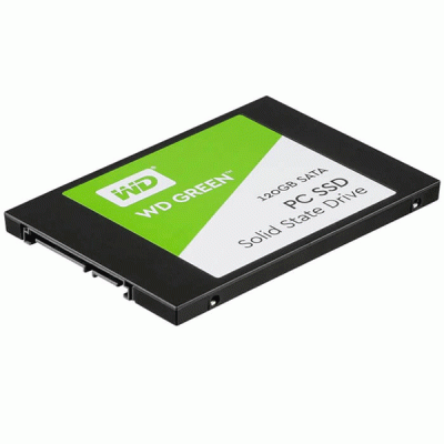 حافظه SSD اینترنال وسترن دیجیتال مدل WESTERN DIGITAL GREEN PC WDS120G2G0A با ظرفیت 120 گیگابایت
