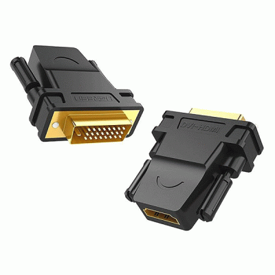 تبدیل DVI-D 24+1 به HDMI یوگرین مدل UGREEN 20124