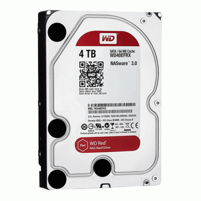 هارد دیسک اینترنال وسترن دیجیتال مدل WESTERN DIGITAL RED WD40EFRX با ظرفیت 4 ترابایت