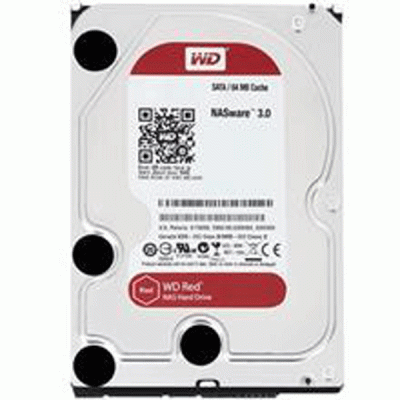 هارد دیسک اینترنال وسترن دیجیتال مدل WESTERN DIGITAL RED WD60EFRX با ظرفیت 6 ترابایت