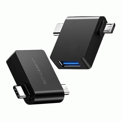تبدیل TYPE C – OTG و MICRO USB به USB 3.0 یوگرین مدل UGREEN 30453