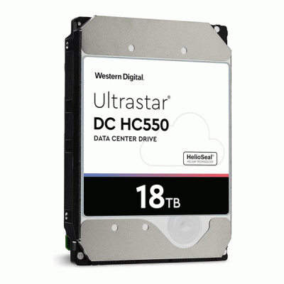 هارد دیسک اینترنال وسترن دیجیتال مدل WESTERN DIGITAL ULTRASTAR DC HC550 با ظرفیت 18 ترابایت
