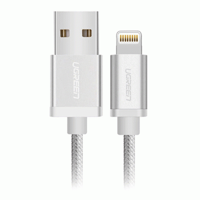 کابل شارژ تبدیل USB به لایتینگ یوگرین مدل UGREEN US199 به طول 1.5 متر