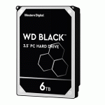 هارد دیسک اینترنال وسترن دیجیتال مدل WESTERN DIGITAL BLACK WD6003FZBX با ظرفیت 6 ترابایت