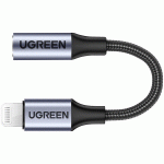 تبدیل IPHONE LIGHTNING به جک 3.5 میلی متر TRRS یوگرین مدل UGREEN US211 30756
