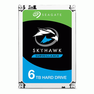 هارد دیسک اینترنال سیگیت مدل SEGATE SKYHAWK با ظرفیت 6 ترابایت