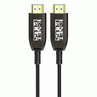 کابل فیبر نوری HDMI 2.0 کی نت پلاس مدل KNET PLUS KP-CHAOC21250 به طول 25 متر