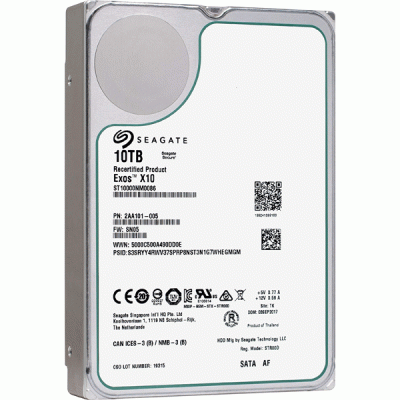 هارد دیسک اینترنال سیگیت مدل SEAGATE EXOS ST10000NM0086 با ظرفیت 10 ترابایت