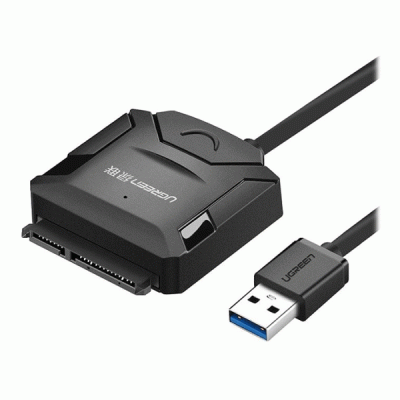 تبدیل USB 3.0 به SATA 3.0 همراه آداپتور یوگرین مدل UGREEN CR108 20611