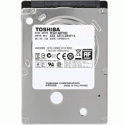 هارد دیسک اینترنال توشیبا مدل TOSHIBA DT01ABD050V با ظرفیت 500 گیگابایت