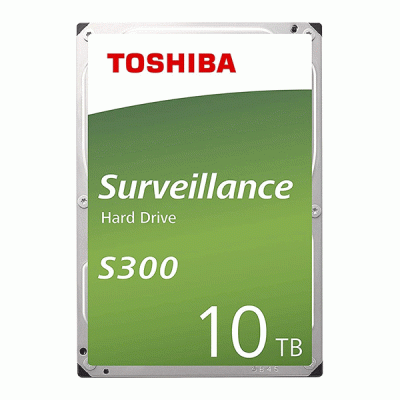 هارد دیسک اینترنال توشیبا مدل TOSHIBA S300 SURVEILLANCE با ظرفیت 10 ترابایت