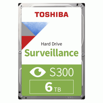 هارد دیسک اینترنال توشیبا مدل TOSHIBA S300 SURVEILLANCE با ظرفیت 6 ترابایت