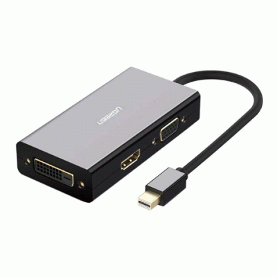 تبدیل MINI DISPLAYPORT به DVI-D 24+1 و HDMI و VGA یوگرین مدل UGREEN MD114