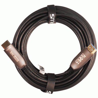 کابل فیبر نوری HDMI 2.0 کی نت پلاس مدل KNET PLUS KP-CHAOC21100 به طول 10 متر