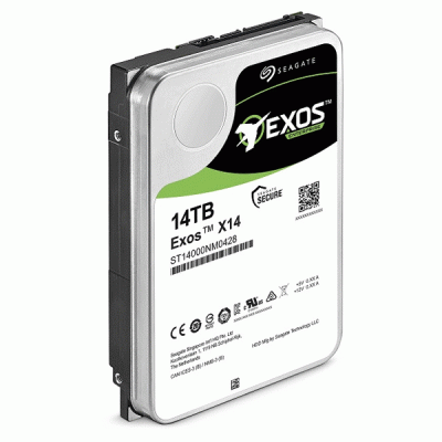 هارد دیسک اینترنال سیگیت مدل SEAGATE EXOS ST14000NM001G با ظرفیت 14 ترابایت