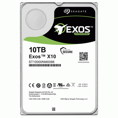 هارد دیسک اینترنال سیگیت مدل SEAGATE EXOS ST10000NM0086 با ظرفیت 10 ترابایت