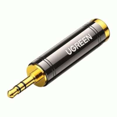 تبدیل 1 به 1 صدا استریو 3.5 میلی متر به 6.5 میلی متر TRS یوگرین مدل UGREEN AV168 60711