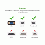 تبدیل MINI DISPLAYPORT به VGA یوگرین مدل UGREEN MD113 10459