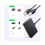 هاب سوییچ 2 در 3 پورت USB 2.0 یوگرین مدل UGREEN CM409 10935