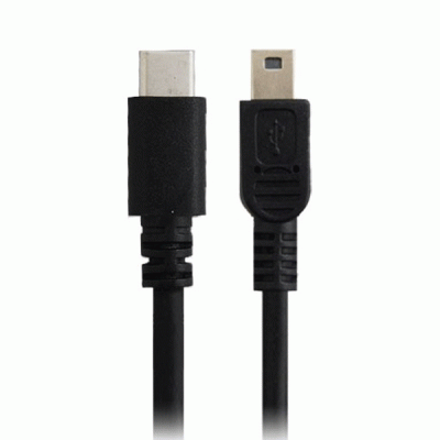 کابل TYPE C به MINI USB 5PIN کی نت مدل KNET K-CU5C2015 به طول 1.2 متر