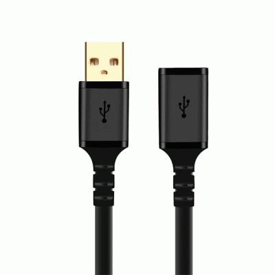 کابل افزایش طول USB2.0 کی نت پلاس مدل KNETPLUS KP-CUE2050 به طول 5 متر