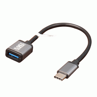 تبدیل OTG تایپ سی به USB 3.0 کی نت پلاس مدل KNET PLUS KP-COTG30CM