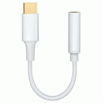 کابل تبدیل AUX به USB C کی نت پلاس مدل KNET PLUS KP-CSC35MF