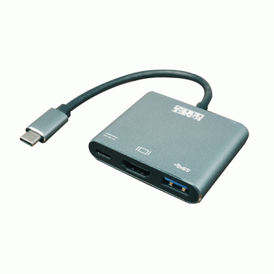 تبدیل تایپ سی به HDMI/USB3.0/DP کی نت پلاس مدل KNET PLUS KP-MFCMS103