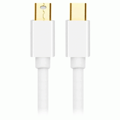 کابل MINI DISPLAYPORT دو سر نر (دو طرفه) یوگرین مدل UGREEN MD111 10429 به طول 2 متر