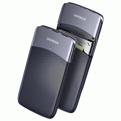 باکس هارد 2.5 اینچ USB 3.1 همراه درگاه کارت حافظه و هاب یوگرین مدل UGREEN CM529 60620