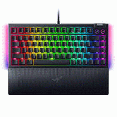 کیبورد گیمینگ ریزر مدل RAZER BLACKWIDOW V4 75%