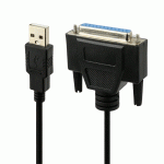 کابل USB به پارالل 25 پین (پرینتر) کی نت مدل KNET K-CU202515 به طول 1.5 متر