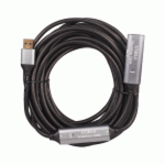 کابل افزایش طول (اکتیو) USB 3.0 کی نت مدل KNET K-CUE30200 به طول 20 متر