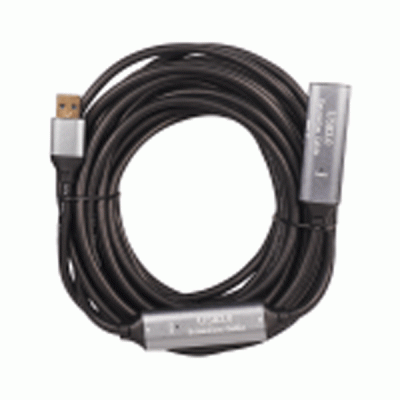 کابل افزایش طول (اکتیو) USB 3.0 کی نت مدل KNET K-CUE30200 به طول 20 متر
