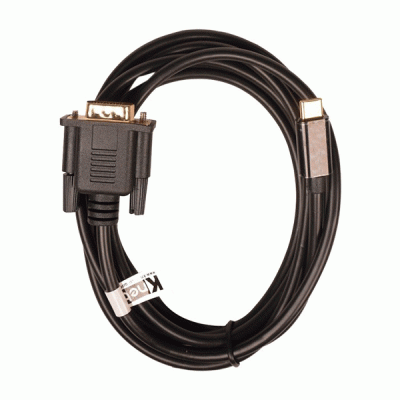 کابل TYPE C به VGA کی نت مدل KNET K-CUCMVG18 به طول 1.8 متر