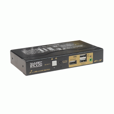 سوییچ KVM تایپ سی دو پورت کی نت پلاس مدل KNET PLUS KP-SWKC002