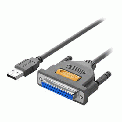 کابل USB به پارالل 25 پین (پرینتر) یوگرین مدل UGREEN US167 20224 به طول 2 متر