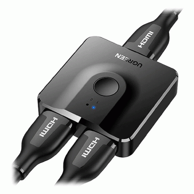 سوئیچ اسپلیتر 2 طرفه HDMI یوگرین مدل UGREEN CM217 50966
