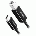 کابل TYPE C پرینتر یوگرین مدل UGREEN US241 به طول 2 متر