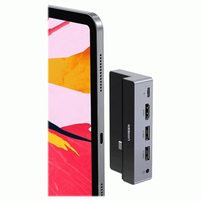 هاب 5 پورت TYPE C به USB 3.0 و HDMI با قابلیت PD یوگرین مدل UGREEN CM317 70688