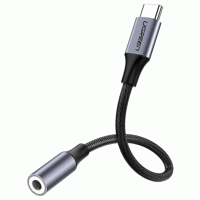 تبدیل TYPE C به جک 3.5 میلی متر TRRS یوگرین مدل UGREEN AV161 80154