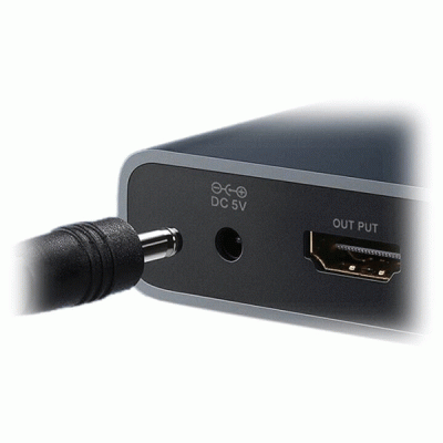 سوئیچ کواد 4 پورت HDMI همراه با آداپتور و ریموت یوگرین مدل UGREEN CM201 50748
