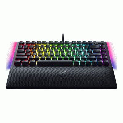 کیبورد گیمینگ ریزر مدل RAZER BLACKWIDOW V4 75%