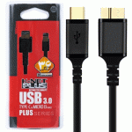 کابل هارد USB 3.0 کی نت پلاس مدل KNET PLUS KP-CUCMHDD18 به طول 1.8 متر